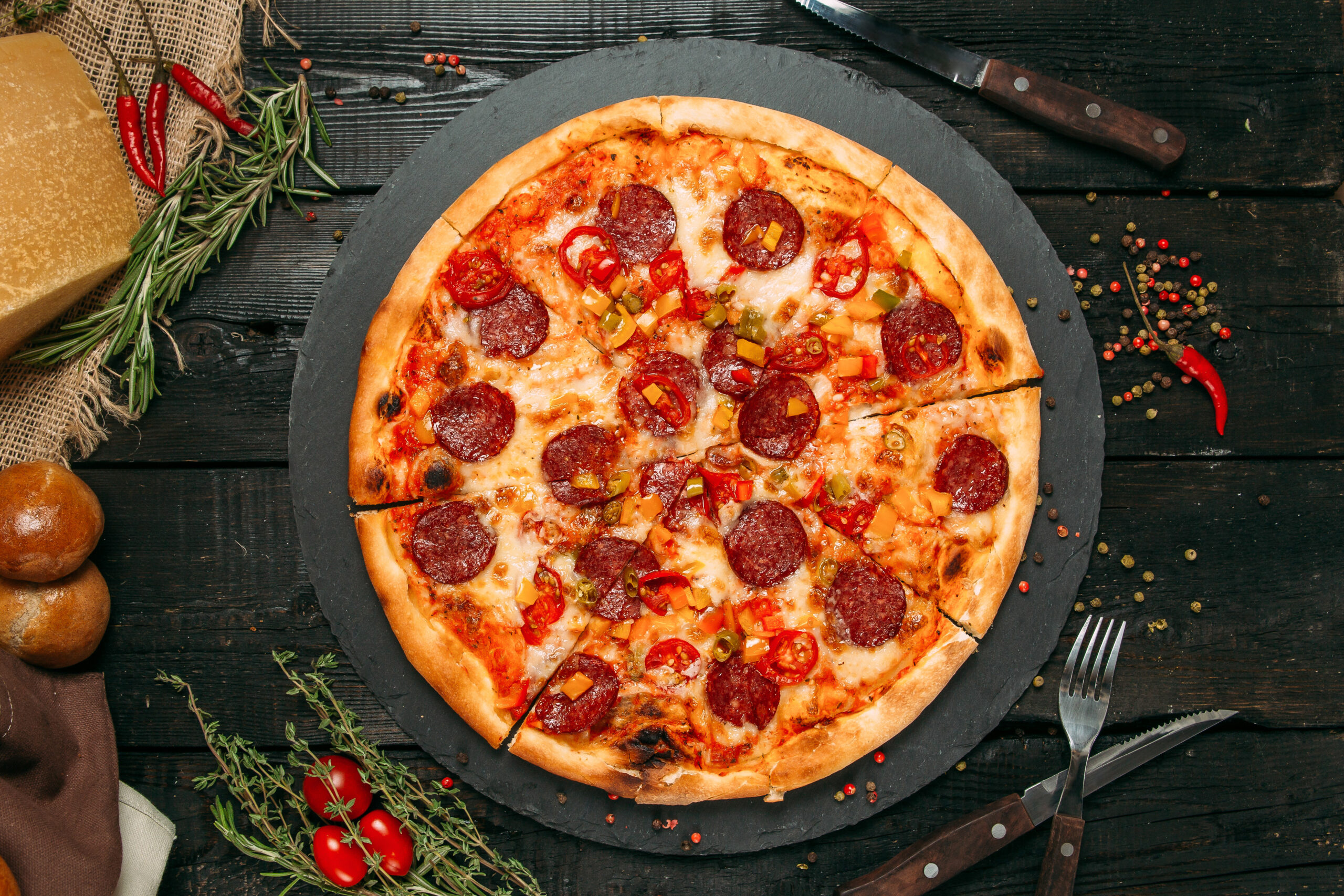 Chicken Peperoni Pizza
